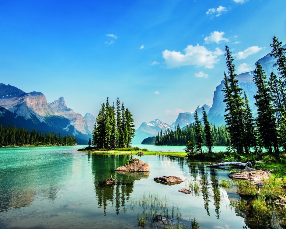Jasper Nationalpark Maligne Lake 