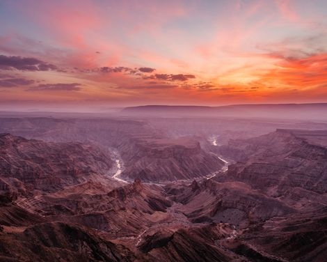 Fish River Canyon Sonnenuntergang