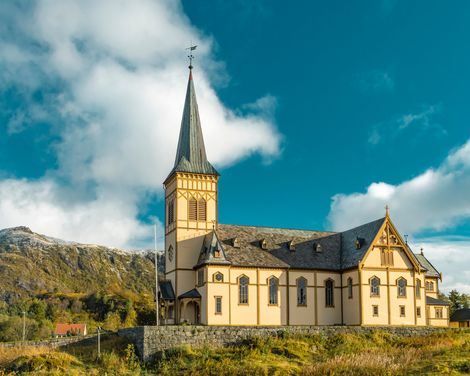 Lofoten Kabelvag  Vagan Kirche