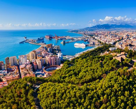 Malaga Stadtbild