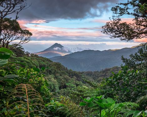 Monteverde Blick auf Vulkan Arenal