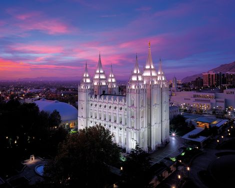 Salt Lake City Tempel Platz