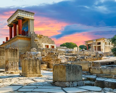Insel Kreta Heraklion Knossos