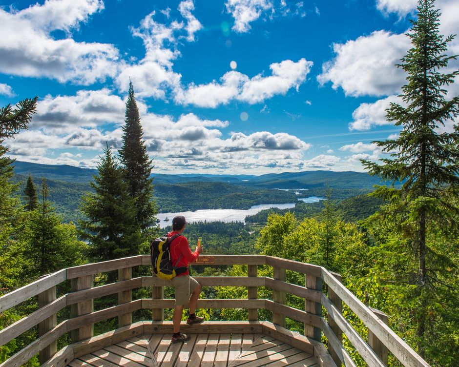 Mont Tremblant Nationalpark Wanderer