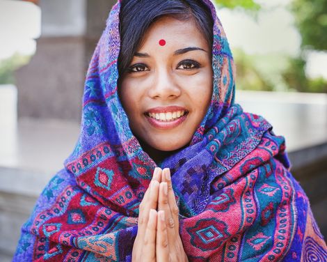 Nepal Frau