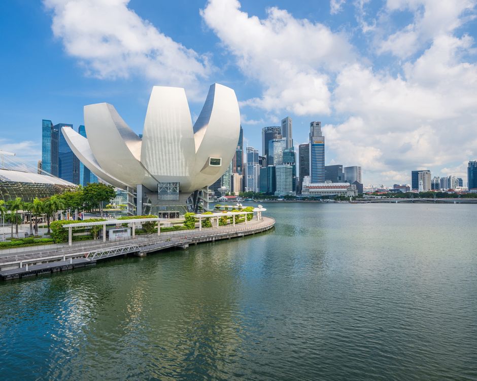 Singapur Marina Bay Art Science Museum