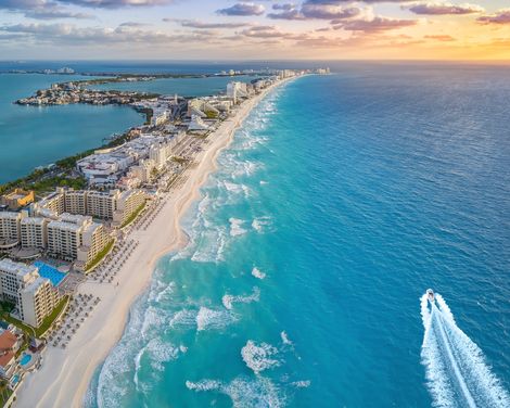 Cancun Luftbild