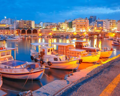  Insel Kreta Heraklion Hafen 