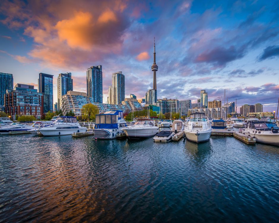 Toronto Skyline + Hafen