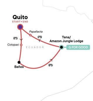 Ecuador Reiseverlauf