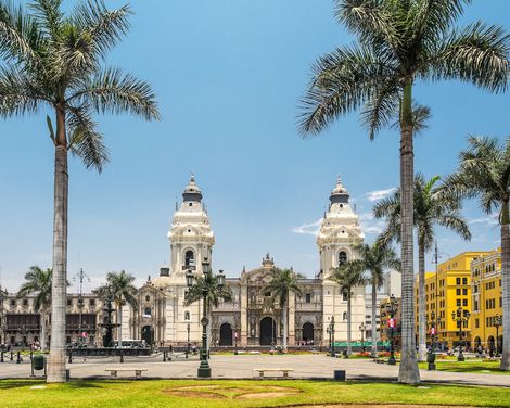 Lima Kathedrale und Plaza de Armas 