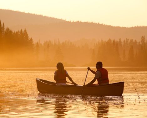 Mont Tremblant Nationalpark Kanutour