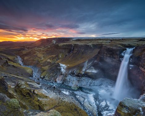 Haifoss Wasserfall