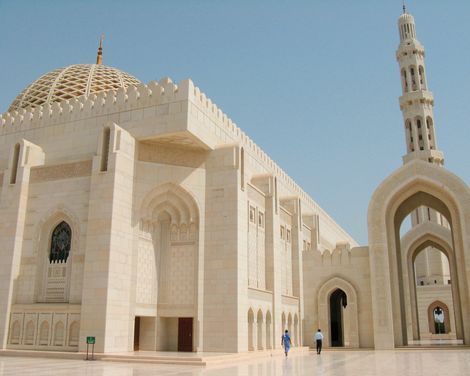 Muscat Große Sultan Qabus Moschee