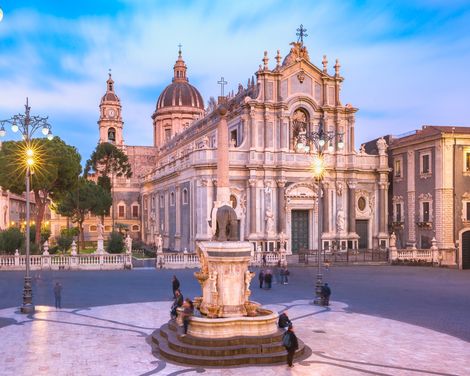 Insel Sizilien Catania Kathedrale 