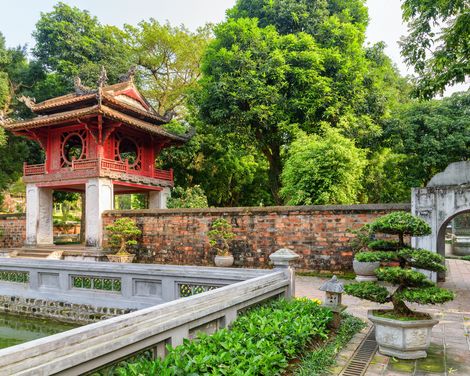 Hanoi Literaturtempel Khue Van Pavilion 