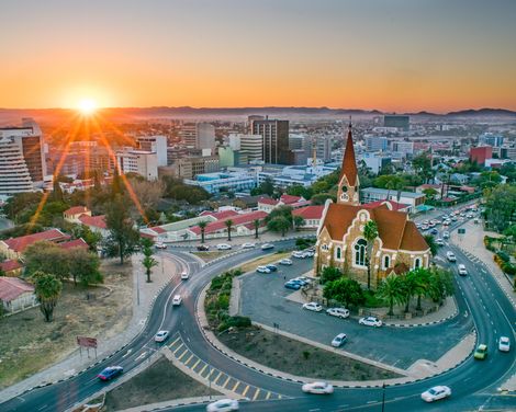 Windhoek  Sonnenuntergang