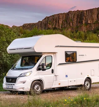 Außenansicht des Höldur Camper