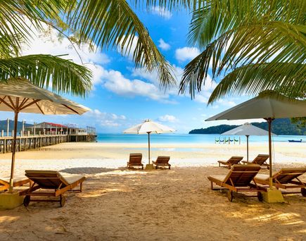 Seychellen Strandliege