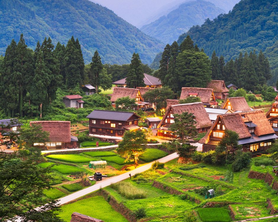 Gokayama Region Dorf Ainokura