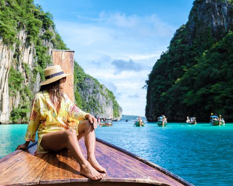 Ko Phi Phi Pi Leh Bay Frau + Boot