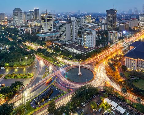 Java Jakarta Luftbild
