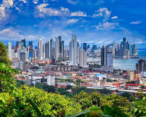 Panama City Blick vom Ancon Hill 