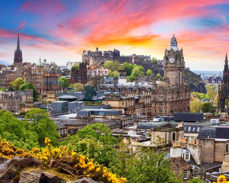 Edinburgh Skyline + Castle